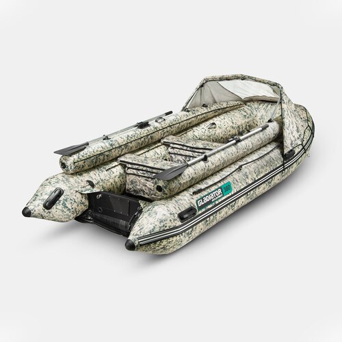 Надувная лодка GLADIATOR E380X PRO цифровой камуфляж