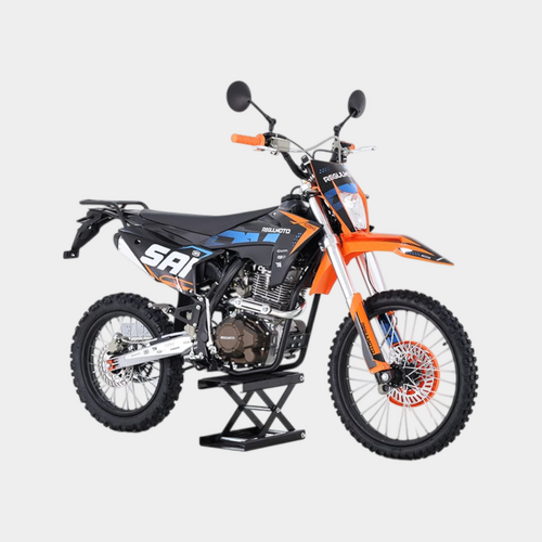 Мотоцикл Regulmoto SAI 200 с ПТС (Черный/ оранжевый,10808-1)
