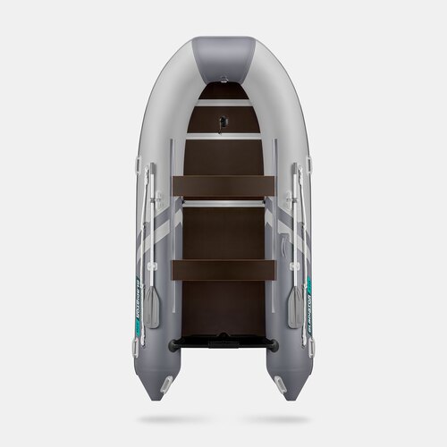Надувная лодка GLADIATOR B370 светло-темносерый