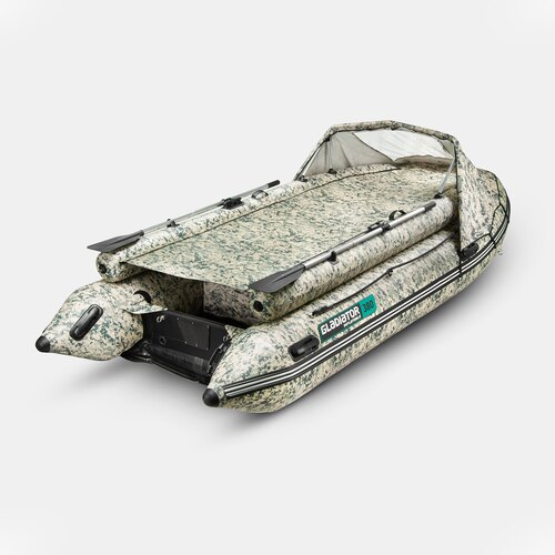 Надувная лодка GLADIATOR E380X PRO цифровой камуфляж