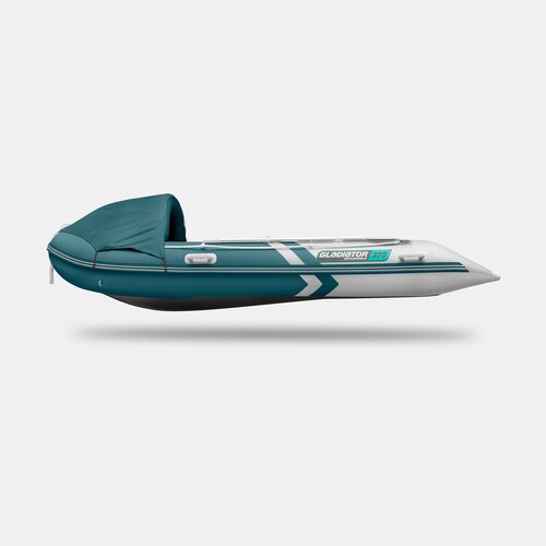 Надувная лодка GLADIATOR C370AL морской зеленый-белый