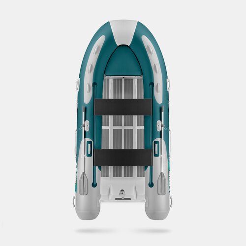 Надувная лодка RIB GLADIATOR AL 420 морской зеленый-белый (СПб)