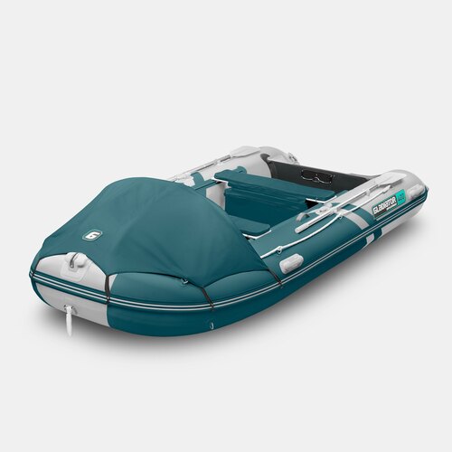 Надувная лодка GLADIATOR C400AL морской зеленый-белый