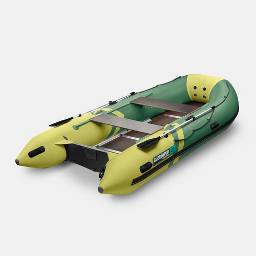 Надувная лодка GLADIATOR B420 зелено-оливковый