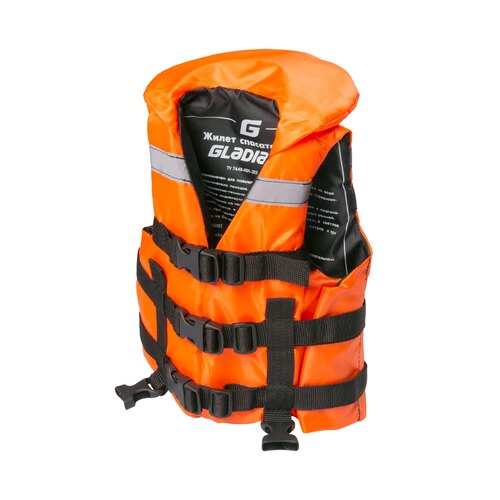 Жилет спасательный GLADIATOR 90-110 кг XXL с воротником