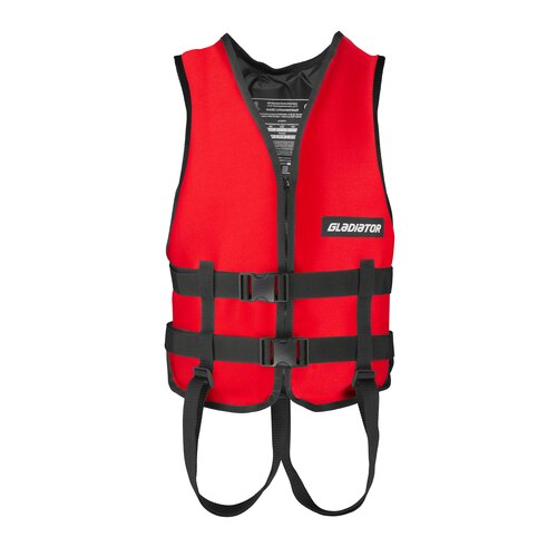 Жилет спасательный для сап серфинга GLADIATOR, красный, 80кг