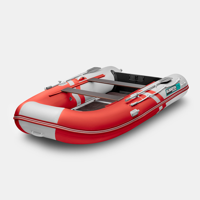 Надувная лодка GLADIATOR B330 красно-черный